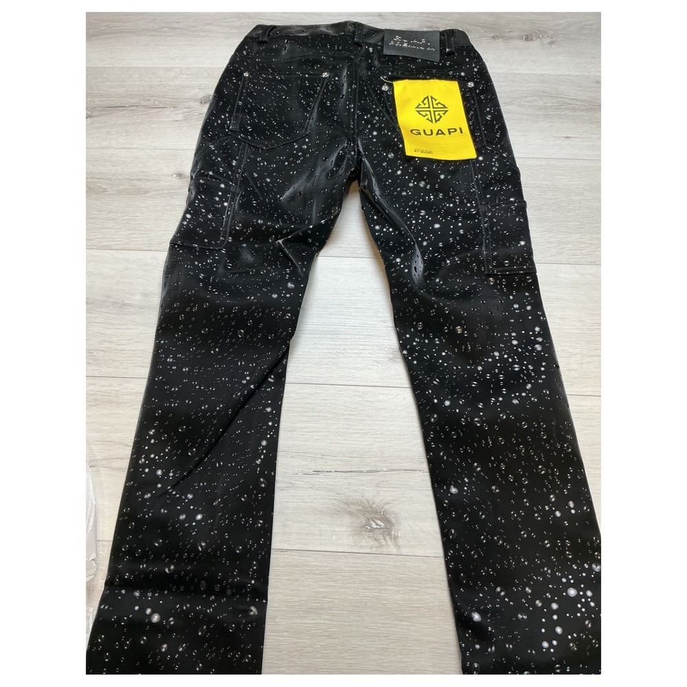 GUAPI Obsidian Water Flare Pants Black Size 30 New With Tags - Picture 4 of 7